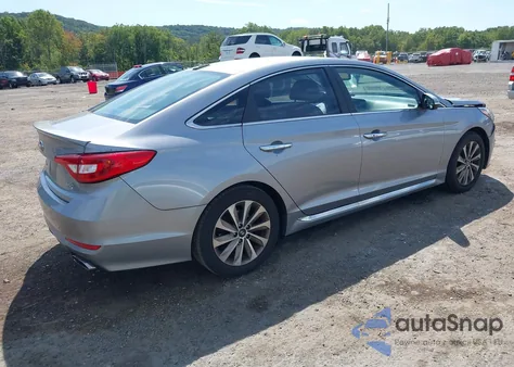2016 Hyundai Sonata Sport из США, поврежденный, VIN 5NPE34AF0GH434861